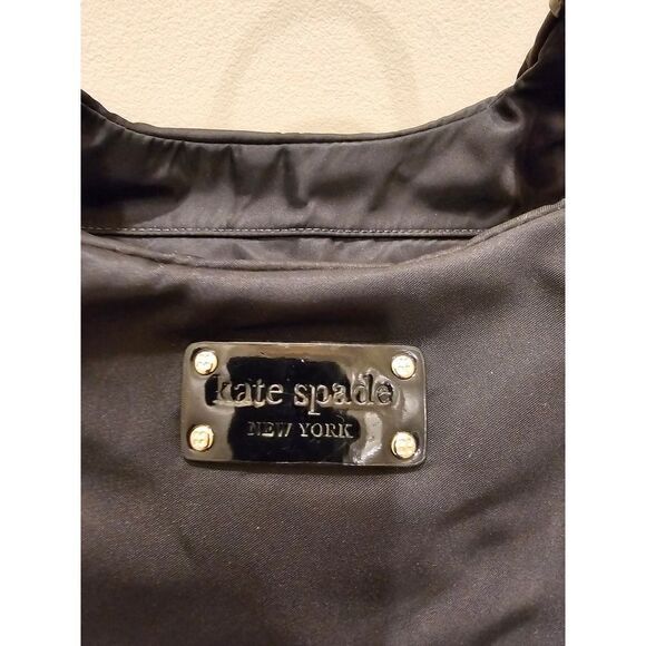 Kate Spade Nylon Hobo Black Shoulder Handbag - Picture 2 of 12